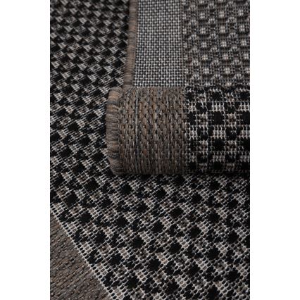 Χαλί εξωτερικού χώρου EXPRESS NEW OUTDOOR 80x150 cm ανθρακί/καφέ