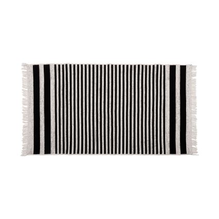 Χαλί διπλής όψης KILIM GOLD 60x120 cm μαύρο/λευκό