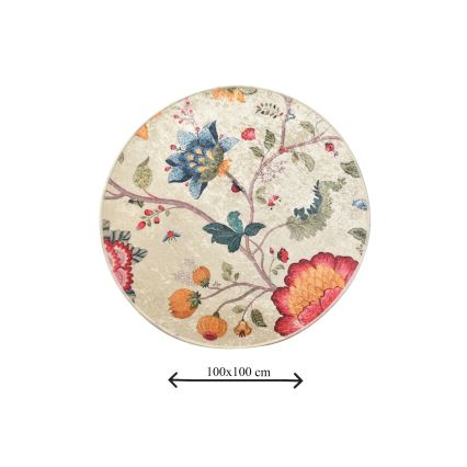 Χαλί μπάνιου ARYA διάμετρος 100 εκ. πολύχρωμο