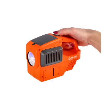 Χλοοκοπτική μηχανή με φυσητήρα φυσαλίδων και φωτισμό 4xAA