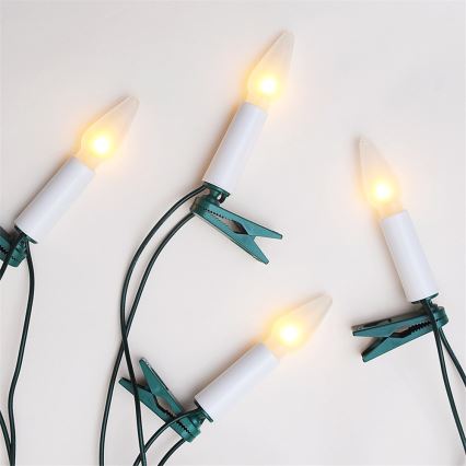 Χριστουγεννιάτικα λαμπάκια FELICIA 16xE10 13,5m ζεστό λευκό, Κατασκευάζονται στην Ευρώπη