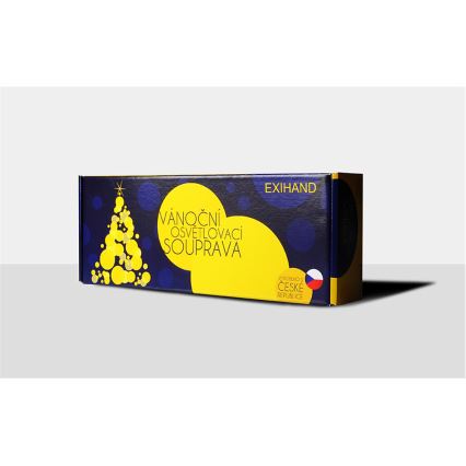 Χριστουγεννιάτικα λαμπάκια FELICIA 16xE10 13,5m ζεστό λευκό, Κατασκευάζονται στην Ευρώπη