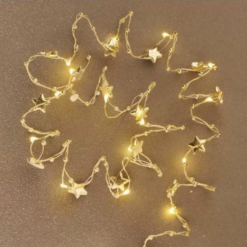 Χριστουγεννιάτικα λαμπάκια LED 20xLED/2xAA 2,2 m ζεστό λευκό