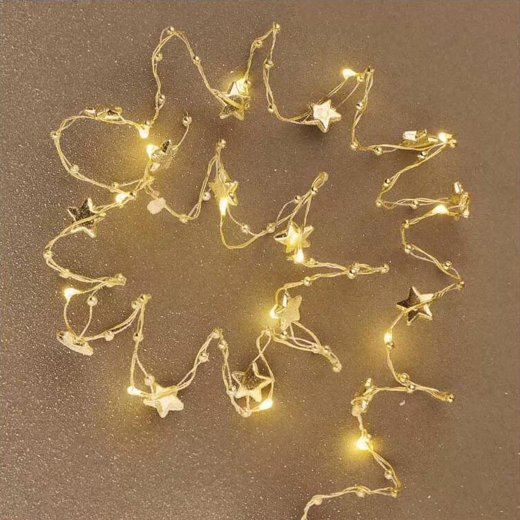 Χριστουγεννιάτικα λαμπάκια LED 20xLED/2xAA 2,2 m ζεστό λευκό