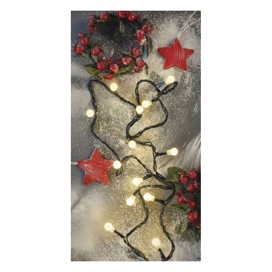 Χριστουγεννιάτικα λαμπάκια LED 80xLED/13m IP44 ζεστό λευκό