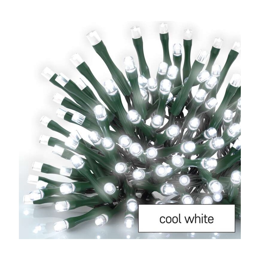 Χριστουγεννιάτικα λαμπάκια LED 80xLED/13m IP44 ψυχρό λευκό