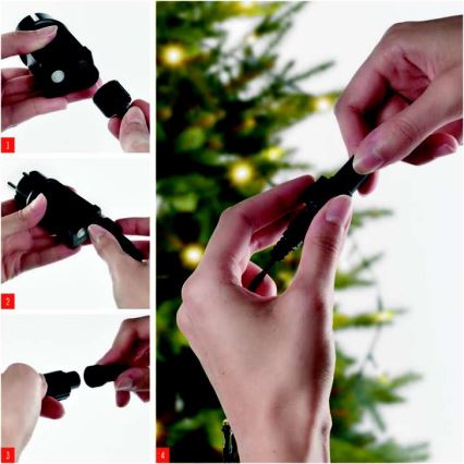 Χριστουγεννιάτικα λαμπάκια LED εξωτερικού χώρου 100xLED/15m IP44 ζεστό λευκό