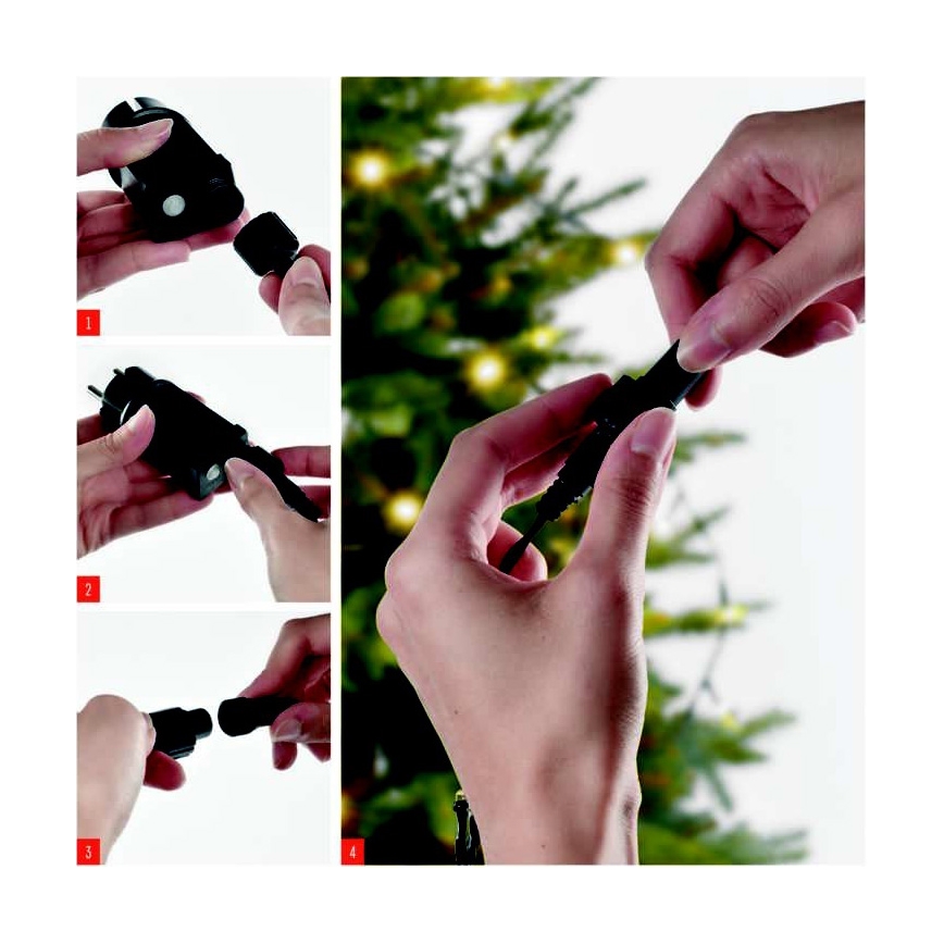 Χριστουγεννιάτικα λαμπάκια LED εξωτερικού χώρου 100xLED/15m IP44 ψυχρό λευκό