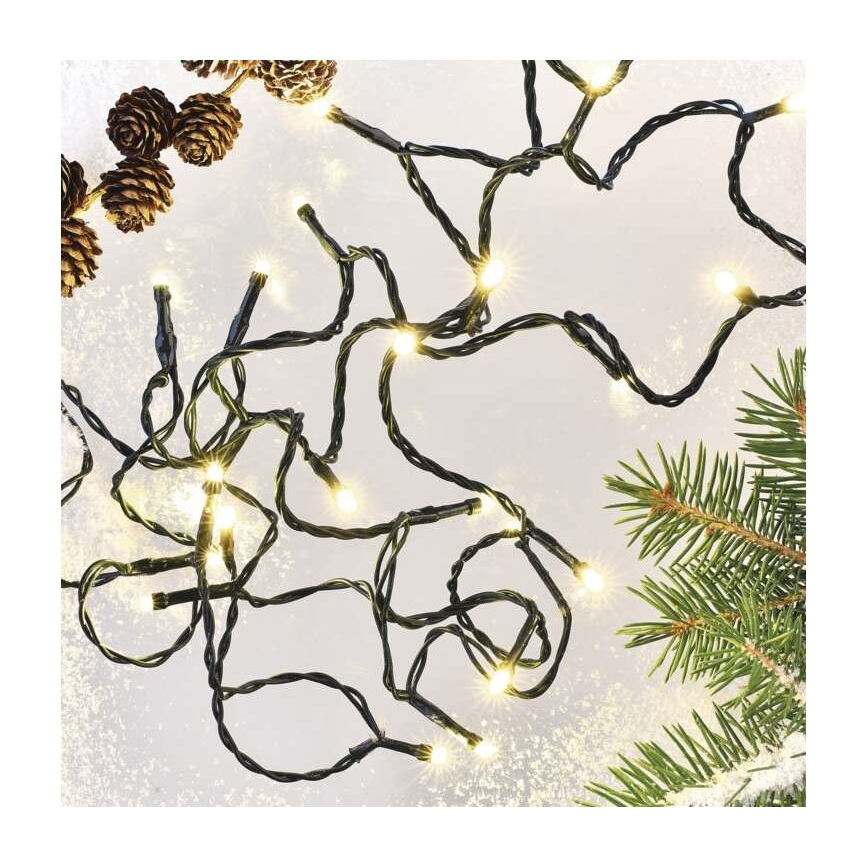 Χριστουγεννιάτικα λαμπάκια LED εξωτερικού χώρου 180xLED/23m IP44 ζεστό λευκό