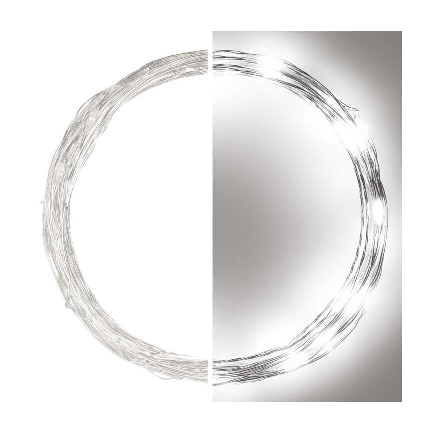 Χριστουγεννιάτικα λαμπάκια LED εξωτερικού χώρου 40xLED/9m IP44 ψυχρό λευκό