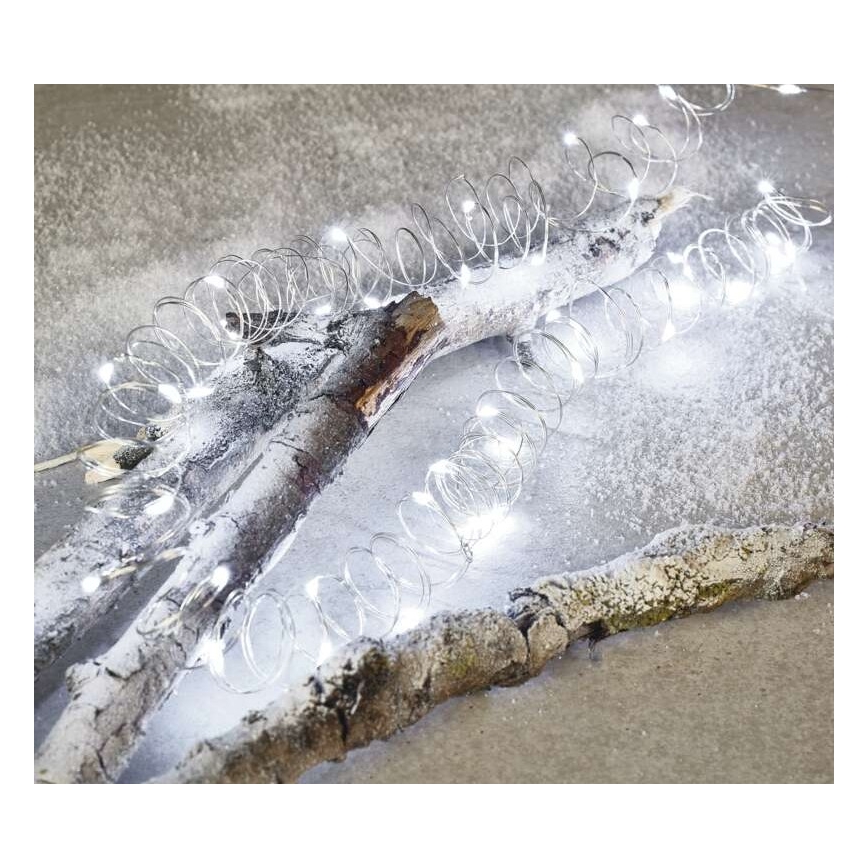 Χριστουγεννιάτικα λαμπάκια LED εξωτερικού χώρου 40xLED/9m IP44 ψυχρό λευκό