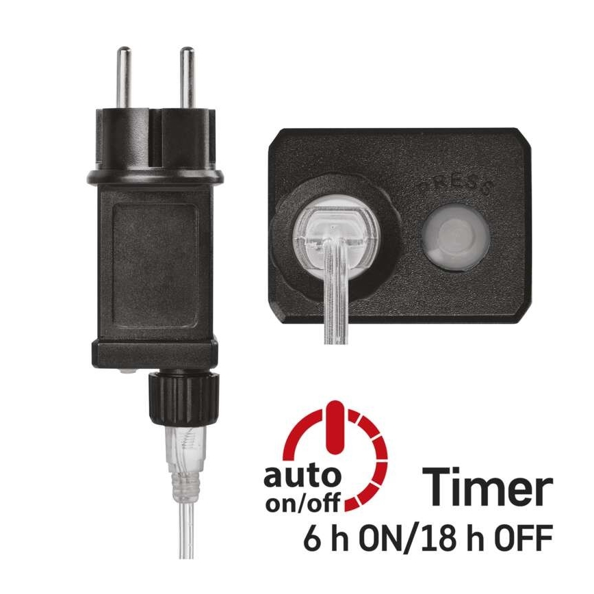 Χριστουγεννιάτικα λαμπάκια LED εξωτερικού χώρου 40xLED/9m IP44 ψυχρό λευκό