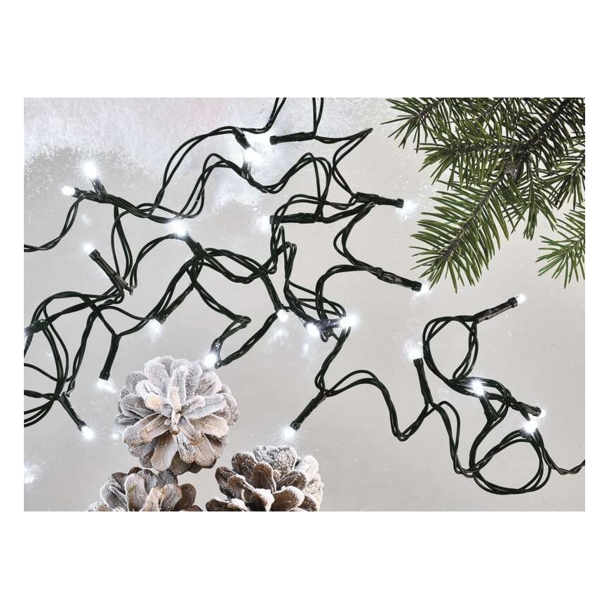 Χριστουγεννιάτικα λαμπάκια LED εξωτερικού χώρου 40xLED/9m IP44 ψυχρό λευκό