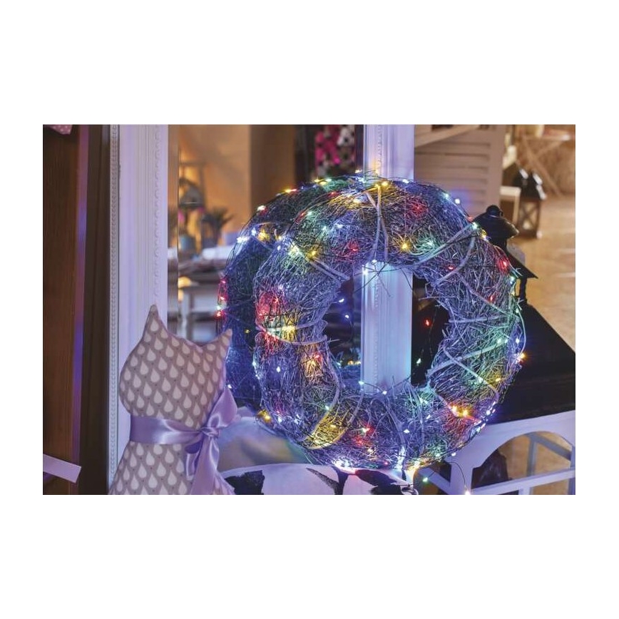 Χριστουγεννιάτικα λαμπάκια LED εξωτερικού χώρου 75xLED/12,5m IP44 πολύχρωμα