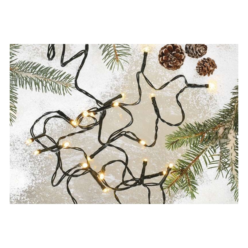 Χριστουγεννιάτικα λαμπάκια LED εξωτερικού χώρου 80xLED/13m IP44 vintage