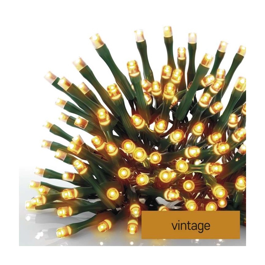 Χριστουγεννιάτικα λαμπάκια LED εξωτερικού χώρου 80xLED/13m IP44 vintage