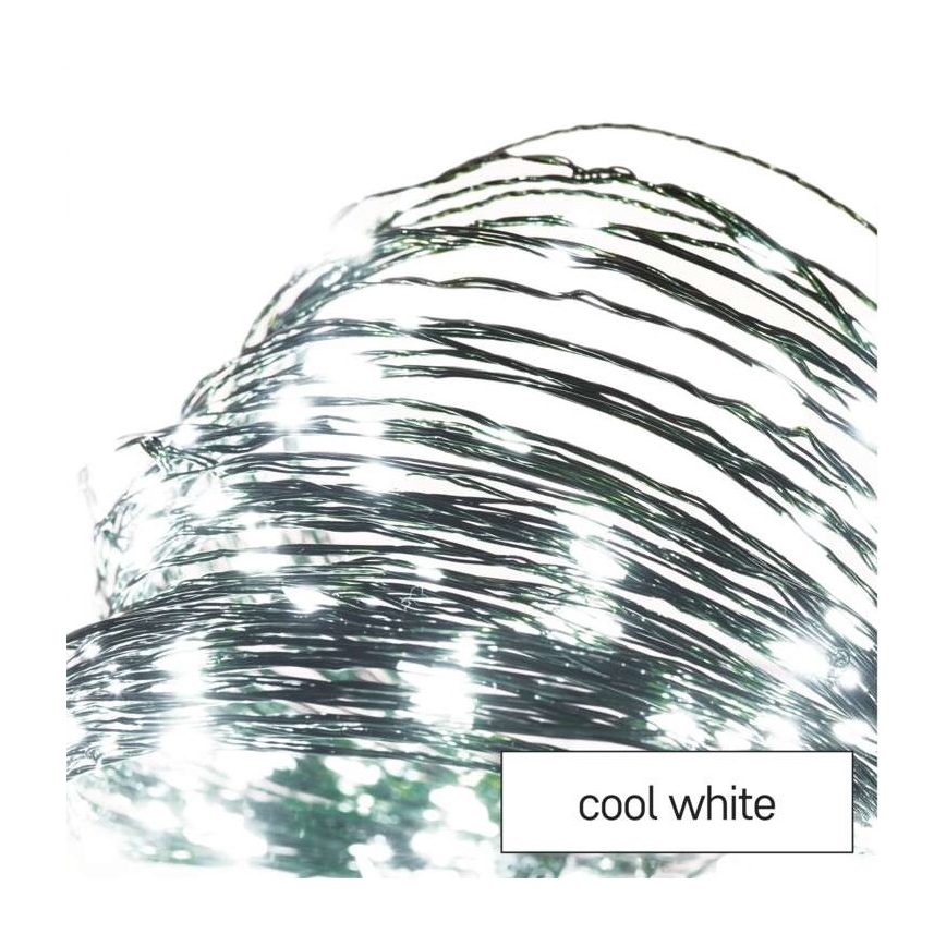 Χριστουγεννιάτικα λαμπάκια εξωτερικού χώρου LED 75xLED/12,5m IP44 ψυχρό λευκό