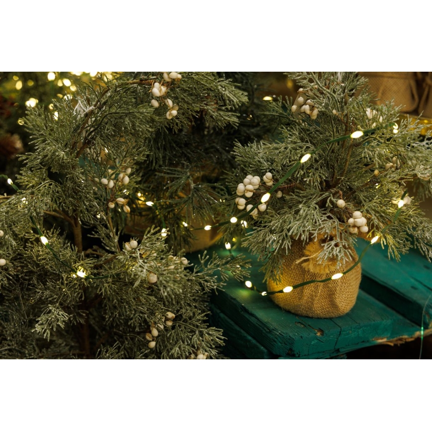 Χριστουγεννιάτικα λαμπάκια εξωτερικού χώρου LED LINE 700xLED/8 λειτουργίες 40 m IP44 θερμό λευκό