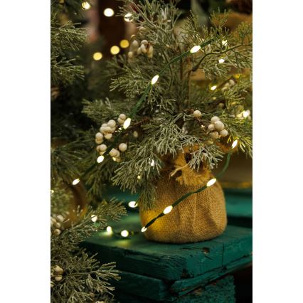 Χριστουγεννιάτικα λαμπάκια εξωτερικού χώρου LED LINE 700xLED/8 λειτουργίες 40 m IP44 θερμό λευκό