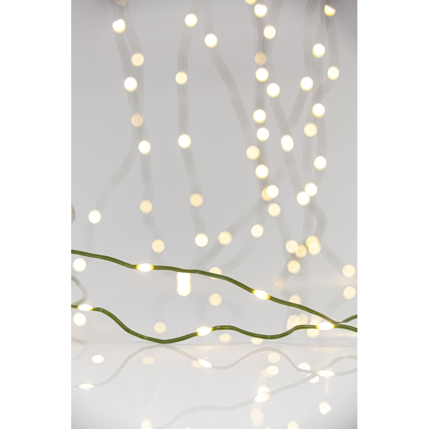 Χριστουγεννιάτικα λαμπάκια εξωτερικού χώρου LED LINE 700xLED/8 λειτουργίες 40 m IP44 θερμό λευκό