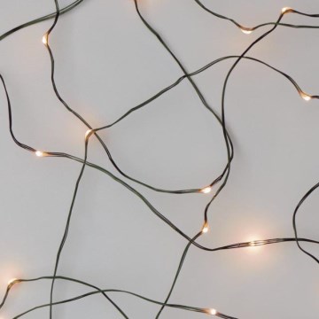 Χριστουγεννιάτικη αλυσίδα με φωτάκια LED εξωτερικού χώρου NANO 40xLED 9m IP44 ζεστό λευκό