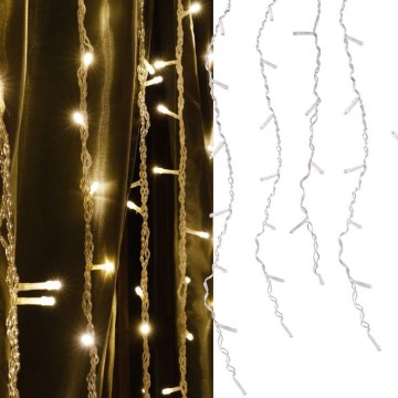 Χριστουγεννιάτικη κουρτίνα LED ESTELLA 47xLED/8 λειτουργίες 3,5 m θερμό λευκό
