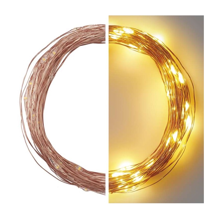 Χριστουγεννιάτικη LED γιρλάντα εξωτερικού χώρου 100xLED/15m IP44 ζεστό λευκό