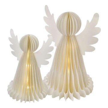 Χριστουγεννιάτικη LED διακόσμηση 20xLED/6xAA Άγγελοι