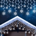 Χριστουγεννιάτικη εξωτερική κουρτίνα LED 224xLED 3,5x0,75 m IP44 ψυχρό λευκό