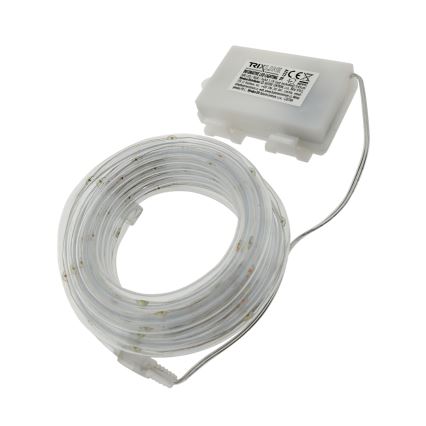 Χριστουγεννιάτικη εξωτερική LED γιρλάντα 100xLED/3xAA 5,45 m IP44 πολύχρωμη