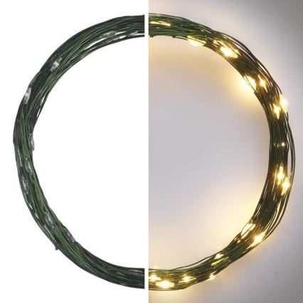 Χριστουγεννιάτικη εξωτερική γιρλάντα LED 40xLED/9m IP44 ζεστό λευκό
