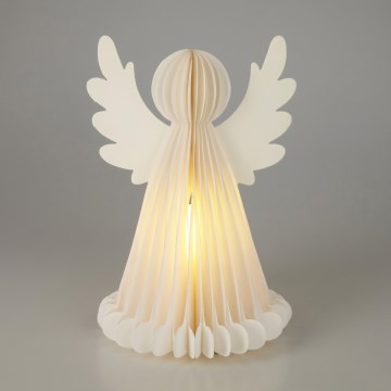 Χριστουγεννιάτικη διακόσμηση LED 12xLED/3xAA, 38 cm, θερμό λευκό, άγγελος