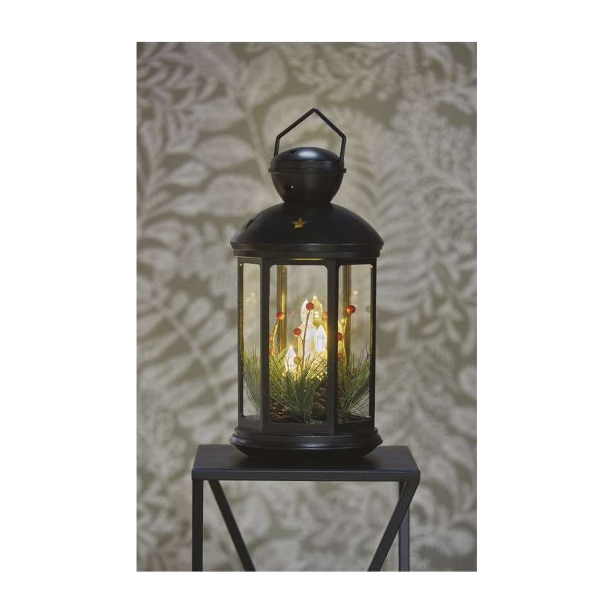 Χριστουγεννιάτικη διακόσμηση LED 1xLED/3xAAA μαύρο