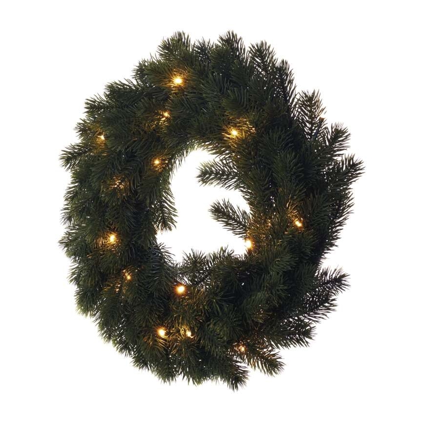 Χριστουγεννιάτικη διακόσμηση LED 20xLED/2xAA δ. 40 cm