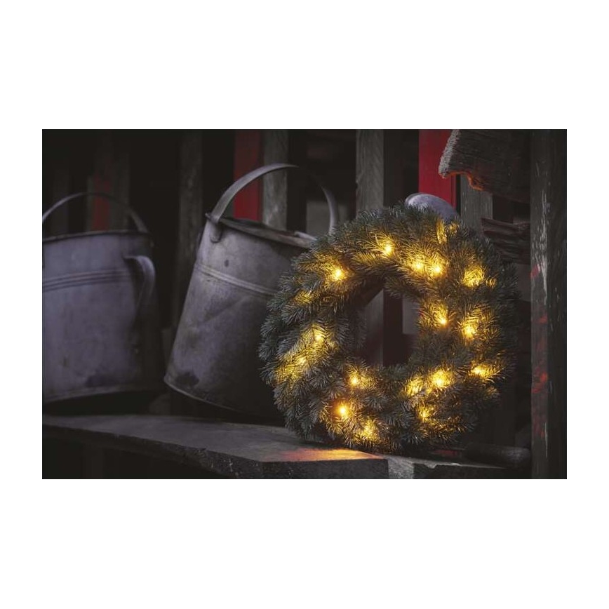 Χριστουγεννιάτικη διακόσμηση LED 20xLED/2xAA δ. 40 cm