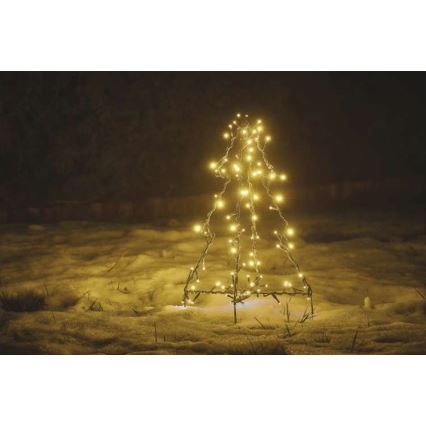 Χριστουγεννιάτικη διακόσμηση LED εξωτερικού χώρου 90xLED/1,2W/230V IP44 δέντρο