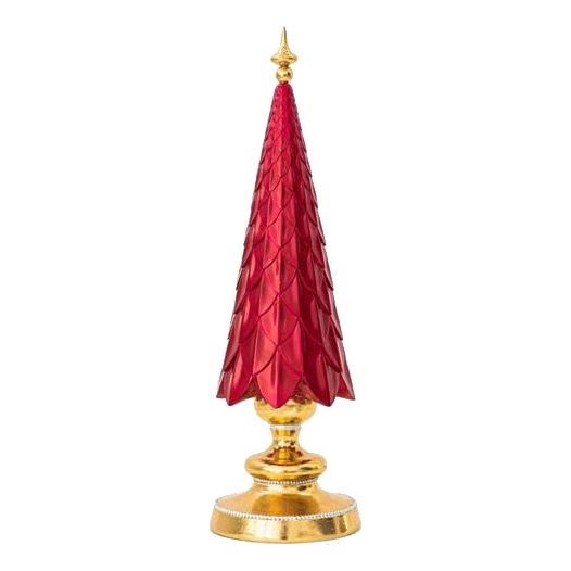 Χριστουγεννιάτικo διακοσμητικό 45,5 cm δέντρο κόκκινο