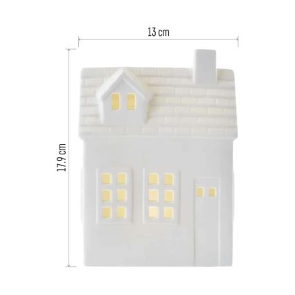 Χριστουγεννιάτικο LED διακοσμητικό σπιτάκι LED/CR2032