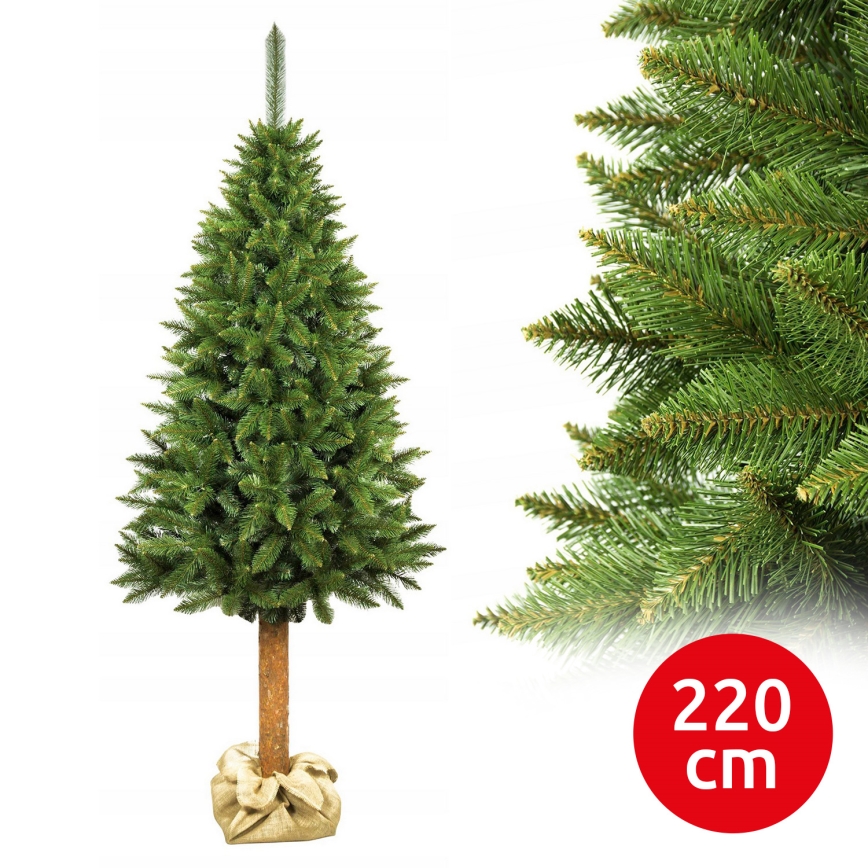 Χριστουγεννιάτικο έλατο με κορμό, ύψος 220 cm