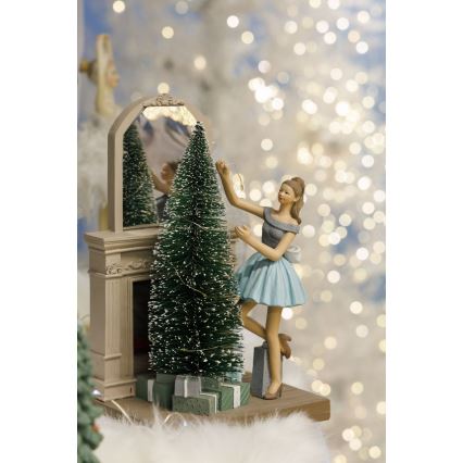 Χριστουγεννιάτικο διακοσμητικό LED 10xLED/3xAAA θερμό λευκό