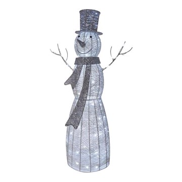 Χριστουγεννιάτικο διακοσμητικό LED 120xLED/2,8W/230V 124 cm χιονάνθρωπος