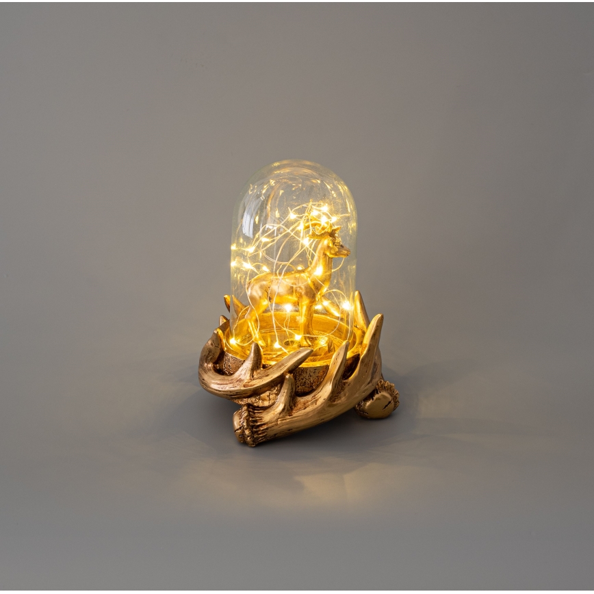 Χριστουγεννιάτικο διακοσμητικό LED 12xLED/3xAAA θερμό λευκό