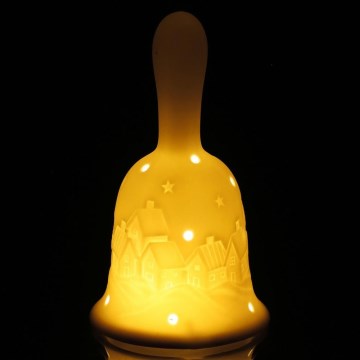 Χριστουγεννιάτικο διακοσμητικό LED LED/3xLR44/θερμό λευκό καμπάνα