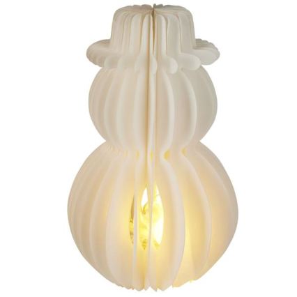Χριστουγεννιάτικος LED χιονάνθρωπος 12xLED/3xAA 39 cm, θερμό λευκό
