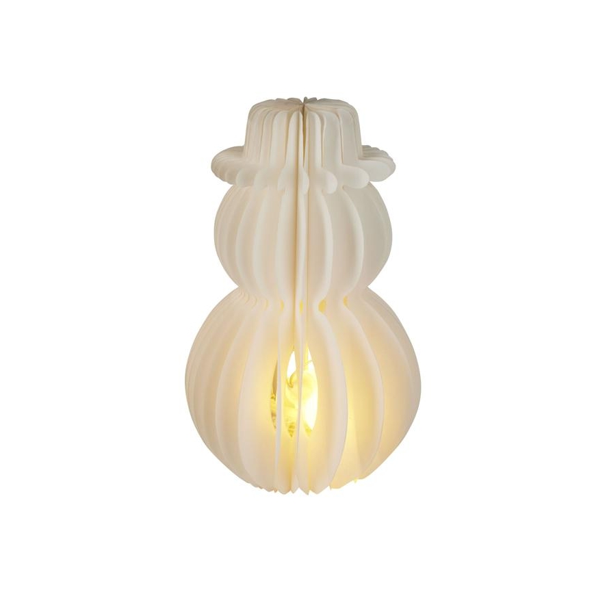 Χριστουγεννιάτικος LED χιονάνθρωπος 12xLED/3xAA 39 cm, θερμό λευκό