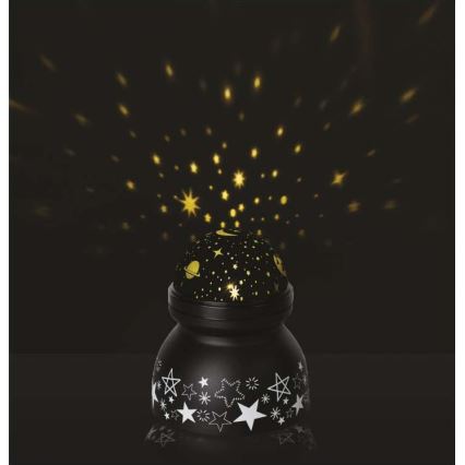 Χριστουγεννιάτικος προτζέκτορας LED LED/3xAAA