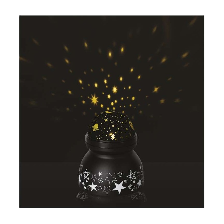 Χριστουγεννιάτικος προτζέκτορας LED LED/3xAAA