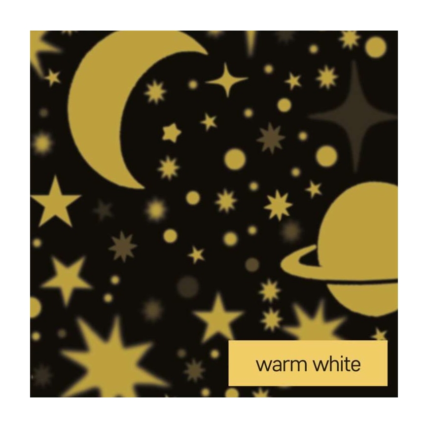 Χριστουγεννιάτικος προτζέκτορας LED LED/3xAAA