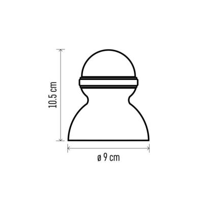 Χριστουγεννιάτικος προτζέκτορας LED LED/3xAAA