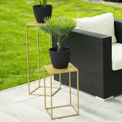 Χρυσή βάση για λουλούδια 40x24 εκ.